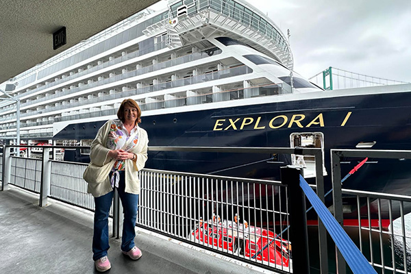 Lynne on Explora I docked in Los Angeles