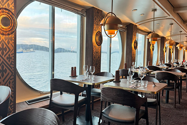Brasserie Árran on MS Trollfjord